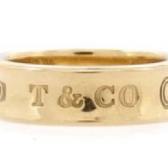 Tiffany & Co. 1837 Gold Band, Size 8.5 - Picture 2 of 2